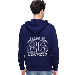 Leavers Graduation Class Of 26 Name Inside Design 3D Style Stars & Stripes Hood